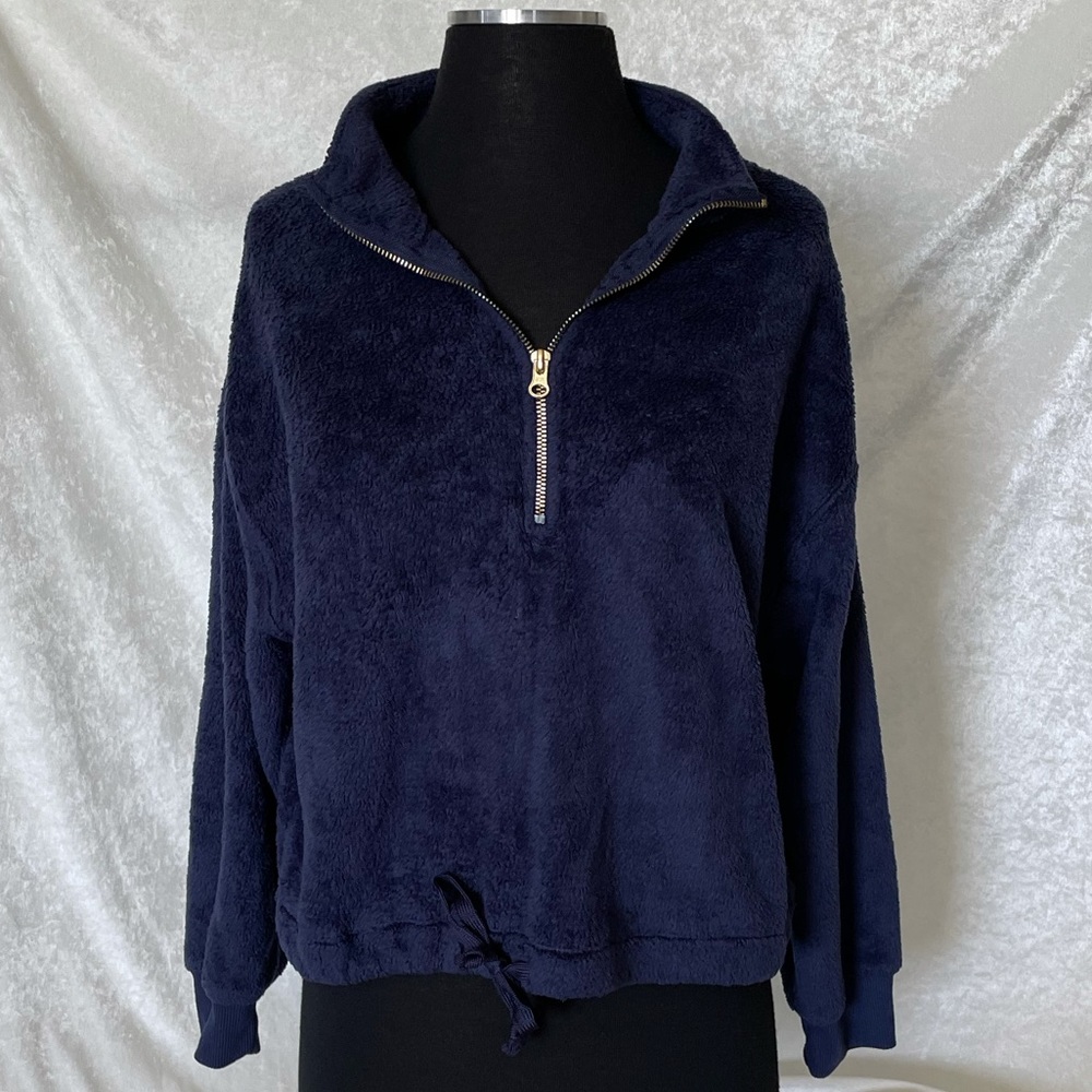 Super soft half-zip pullover